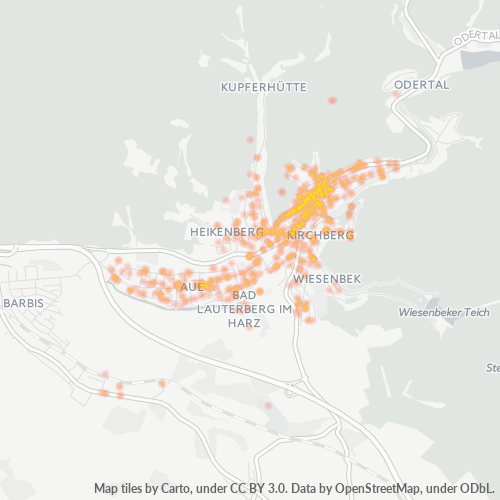 Heatmap für plz 37431