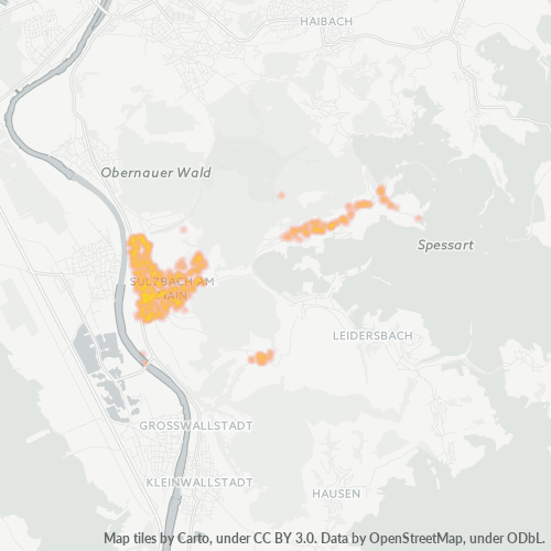 63834 Standortdichte-Heatmap