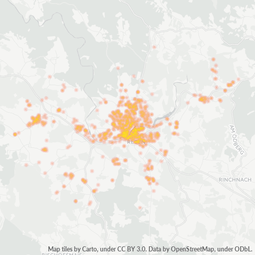 Heatmap für plz 94209