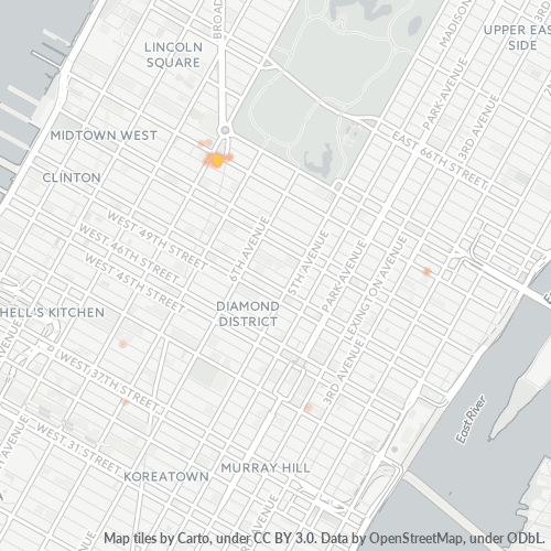 10107 Business Density Heatmap