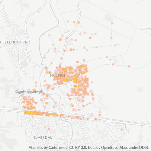 7443 Heatmap Bedrijfsdichtheid