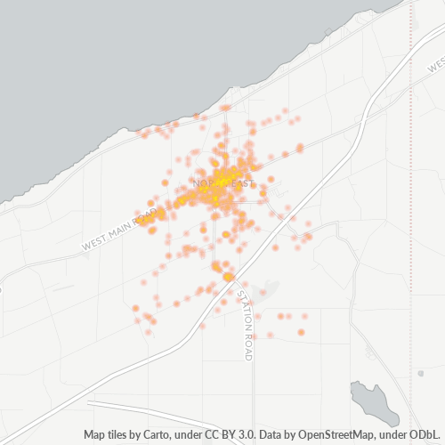 16428 Business Density Heatmap