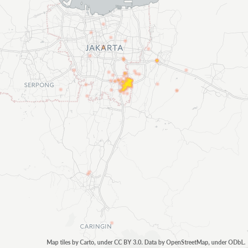 13880 Peta Panas Densitas Bisnis