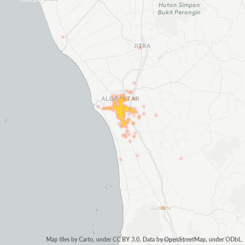 05400 Heatmap Ketumpatan Perniagaan