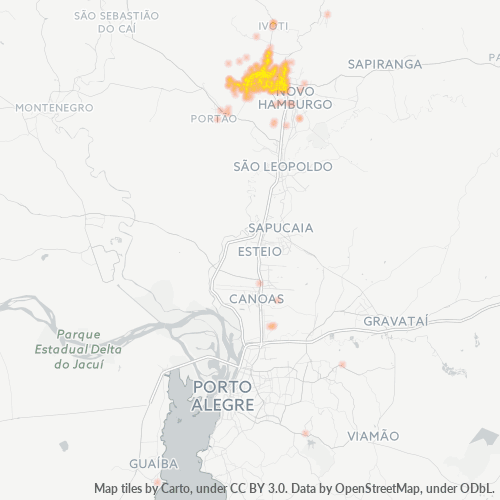 93600-000 Heatmap de Densidade da Empresa