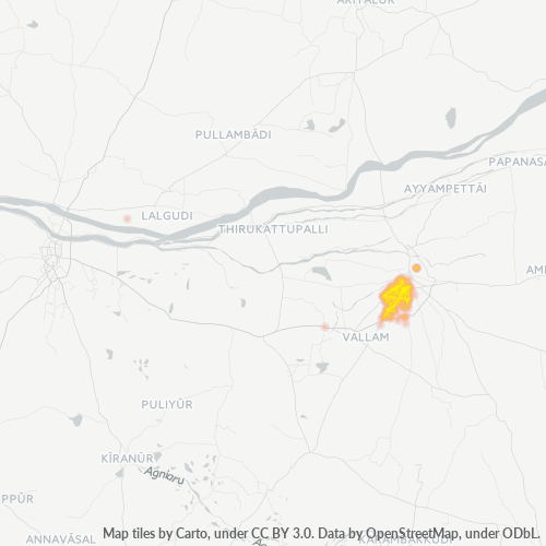 613007 Business Density Heatmap