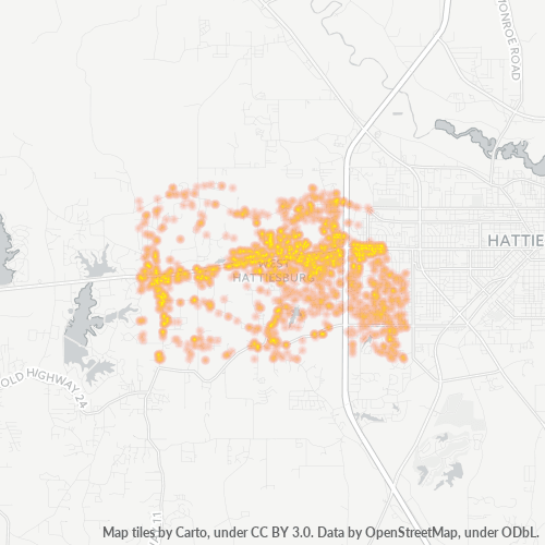 39402 Business Density Heatmap