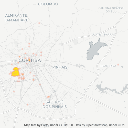 80310-000 Heatmap de Densidade da Empresa