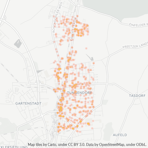 24536 Standortdichte-Heatmap