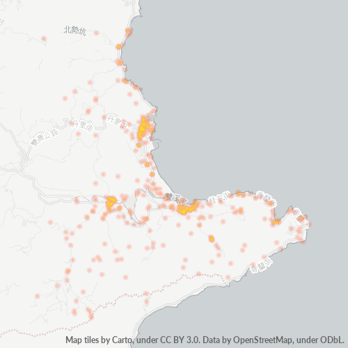 228 商業密度熱圖