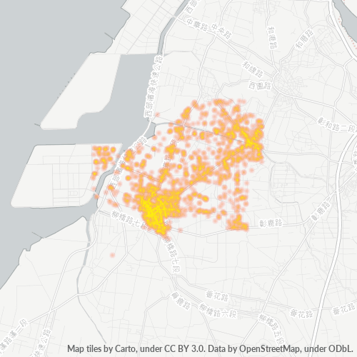505 商業密度熱圖