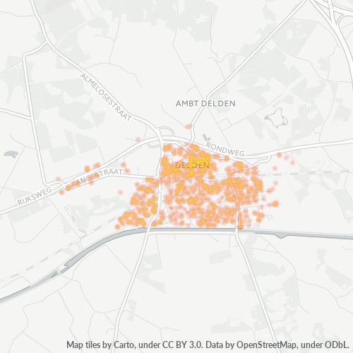 7491 Heatmap Bedrijfsdichtheid
