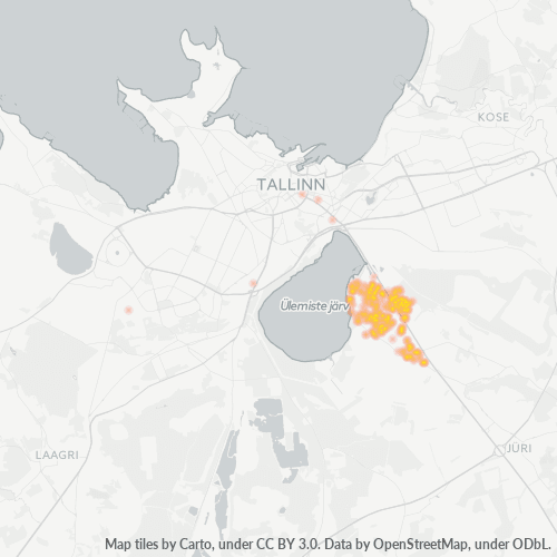 75312 Äritegevuse tiheduse kaart