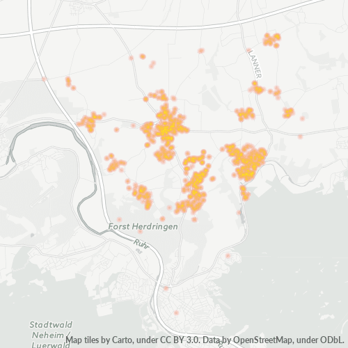Heatmap für plz 59469