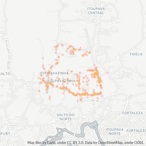 89066-000 Heatmap de Densidade da Empresa
