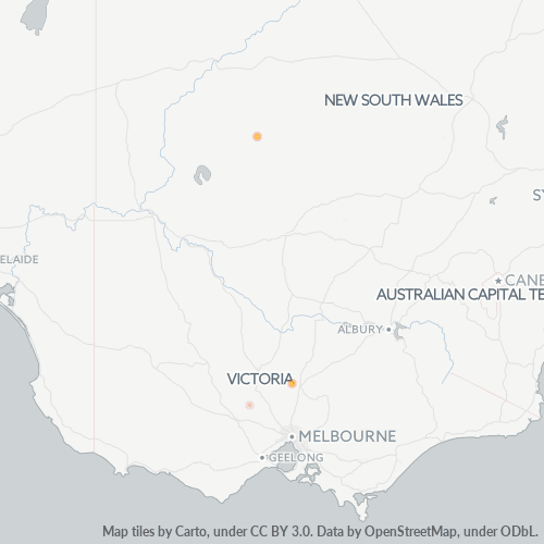 3079 Business Density Heatmap