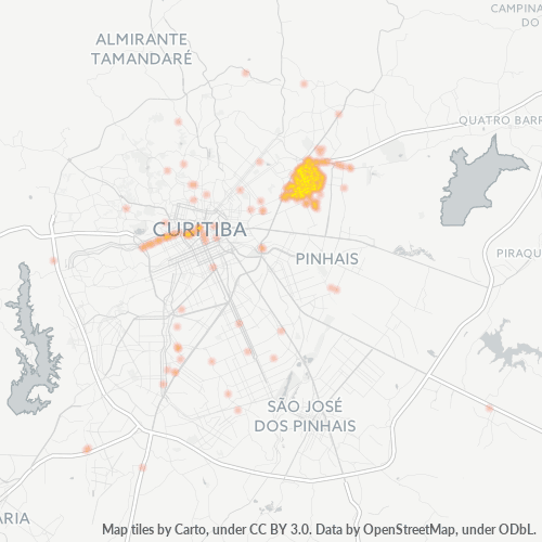 82840-000 Mapa de calor de densidad empresarial