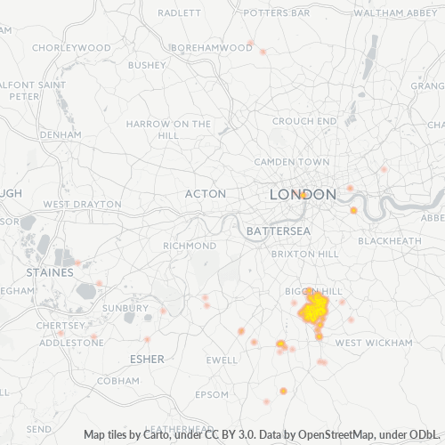 CR7 Business Density Heatmap