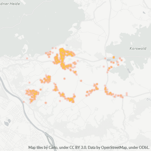 Heatmap für plz 01328