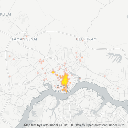 80250 Heatmap Ketumpatan Perniagaan