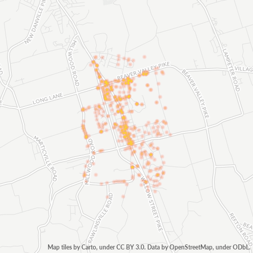 17584 Business Density Heatmap