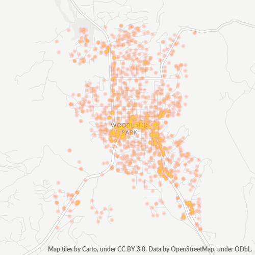 80863 Business Density Heatmap