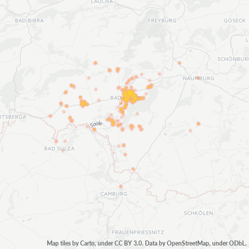 Heatmap für plz 06628