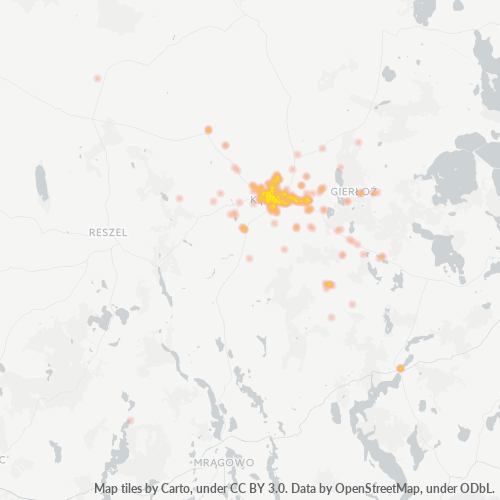11-400 Mapa intensywności działalności gospodarczej