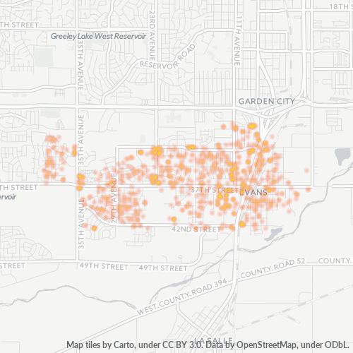 80620 Business Density Heatmap