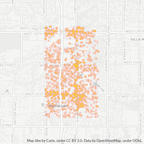 66223 Business Density Heatmap