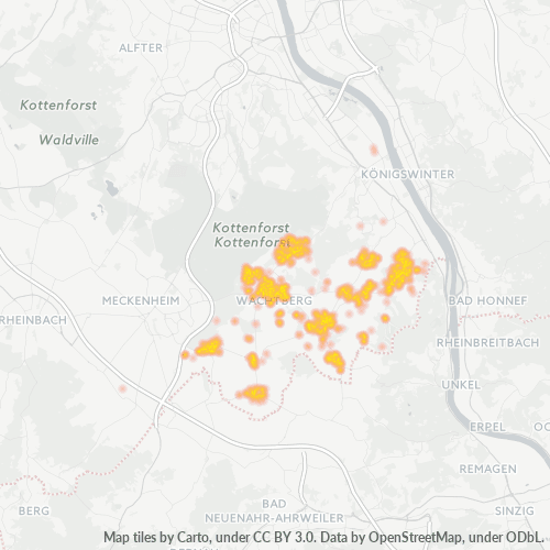 Heatmap für plz 53343