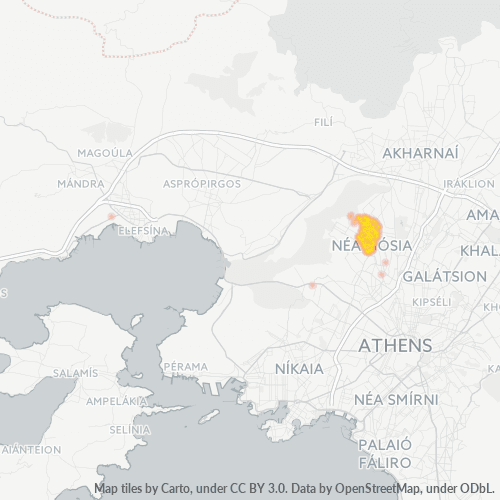 131 23 Χάρτης θερμότητας πυκνότητας επιχείρησης 131 23 Χάρτης θερμότητας πυκνότητας επιχείρησης