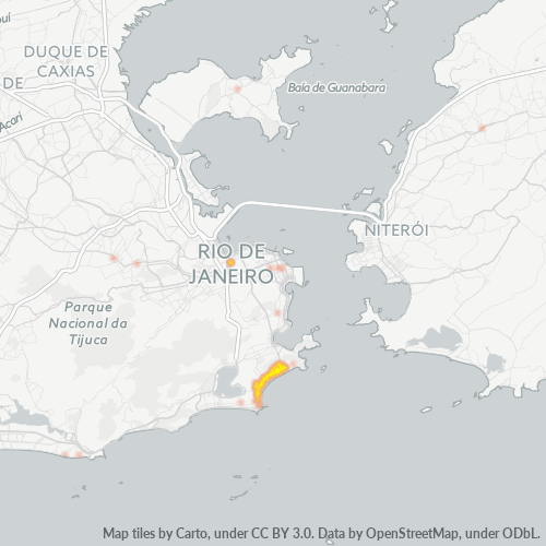 22020-000 Heatmap de Densidade da Empresa