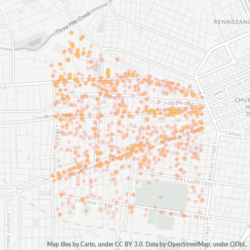 36604 Business Density Heatmap