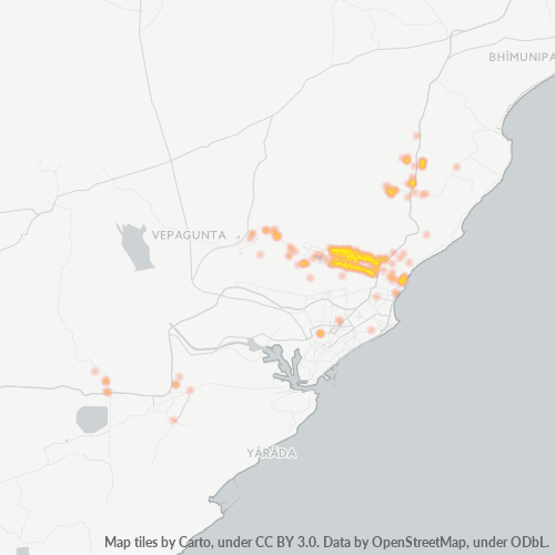 530040 Business Density Heatmap