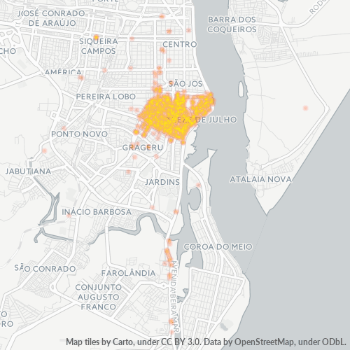 49020-000 Heatmap de Densidade da Empresa