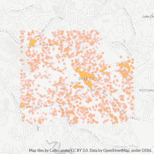 22193 Business Density Heatmap