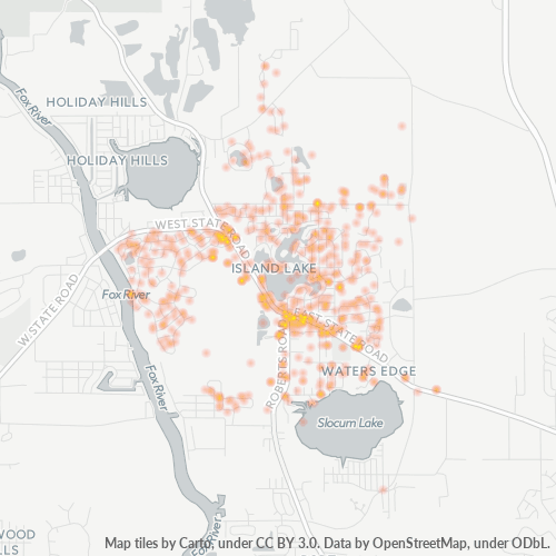 60042 Business Density Heatmap