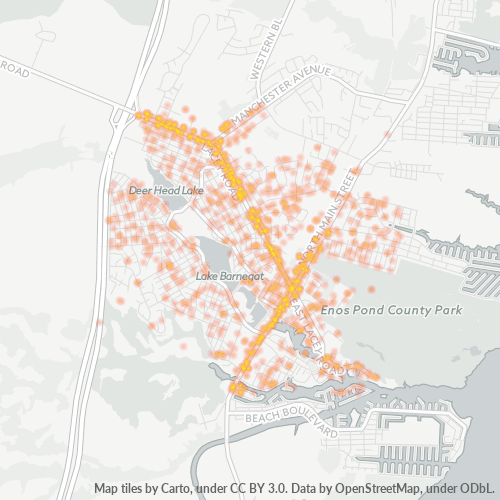 08731 Business Density Heatmap