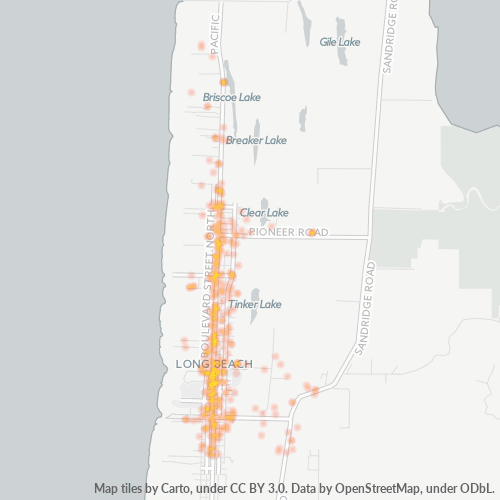 98631 Business Density Heatmap
