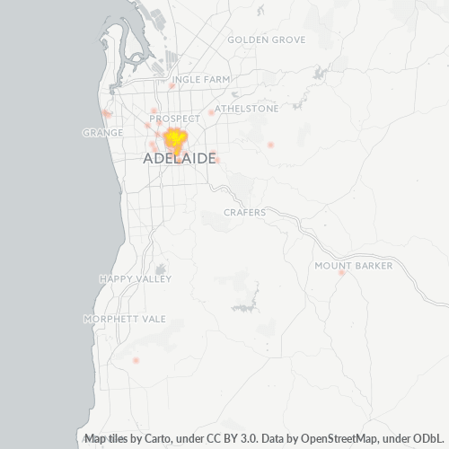 5006 Business Density Heatmap