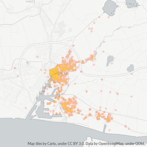 Heatmap für plz 26725
