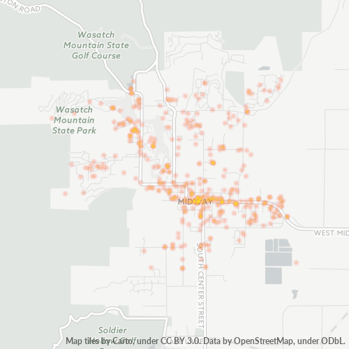 84049 Business Density Heatmap