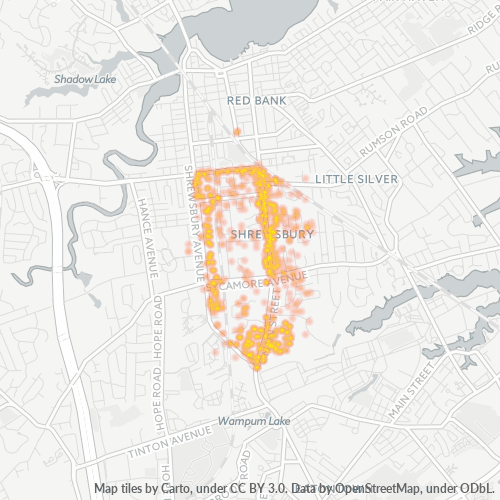 07702 Business Density Heatmap