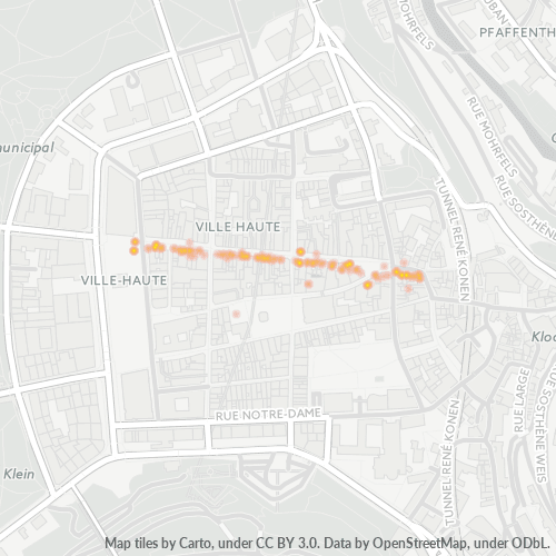1661 Business Density Heatmap