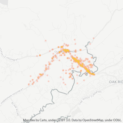 37840 Business Density Heatmap