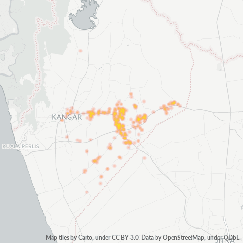 02600 Business Density Heatmap