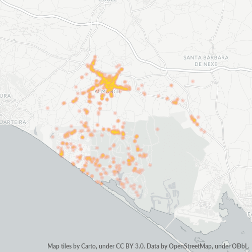 8135 Heatmap de Densidade da Empresa