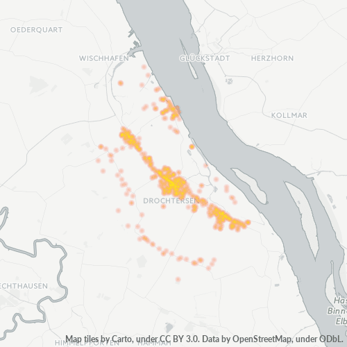 Heatmap für plz 21706