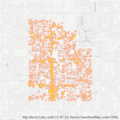 85225 Business Density Heatmap
